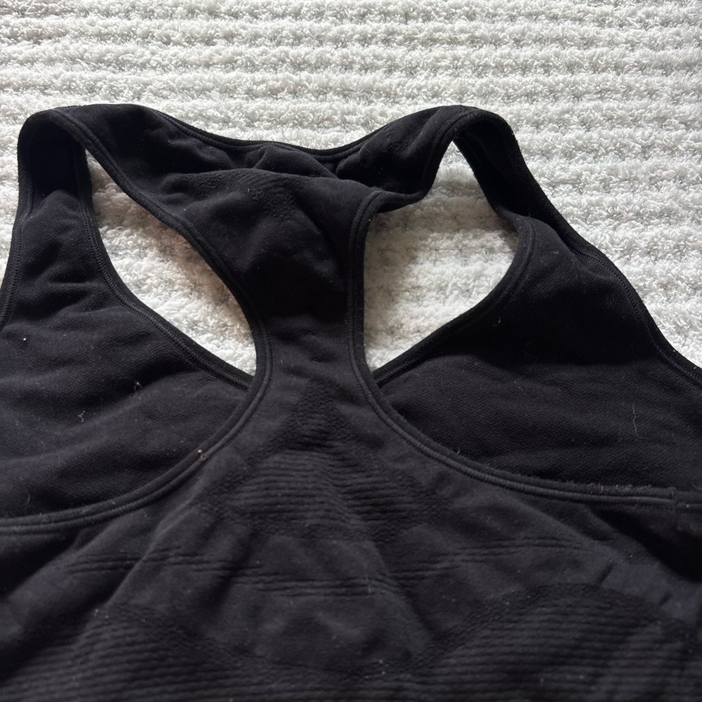 Black Racerback Sports Bra Intimates - Picture 3 of 5